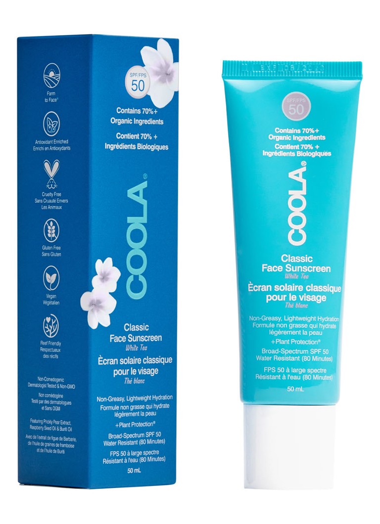Coola Classic Face Organic Sunscreen Lotion SPF50 - aurinkovoide kasvoille