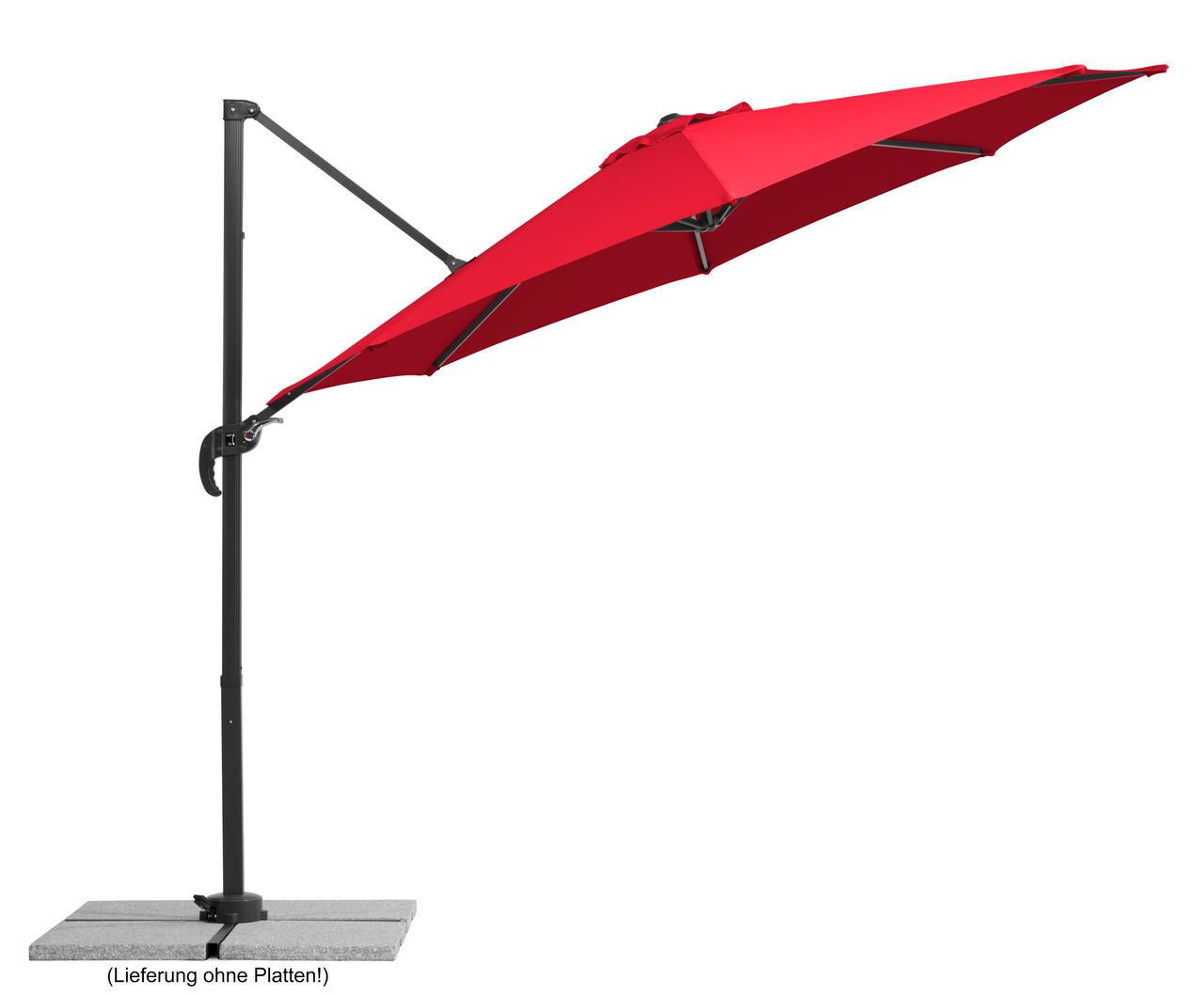 Schneider Schirme Schneider Ampelschirm RHODOS JUNIOR, ca. 300 cm Ø, rot