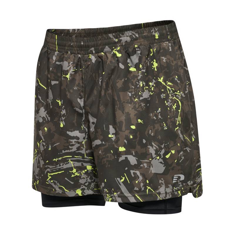 hummel Newline Kansas 2-IN-1 Short Laufshorts Herren