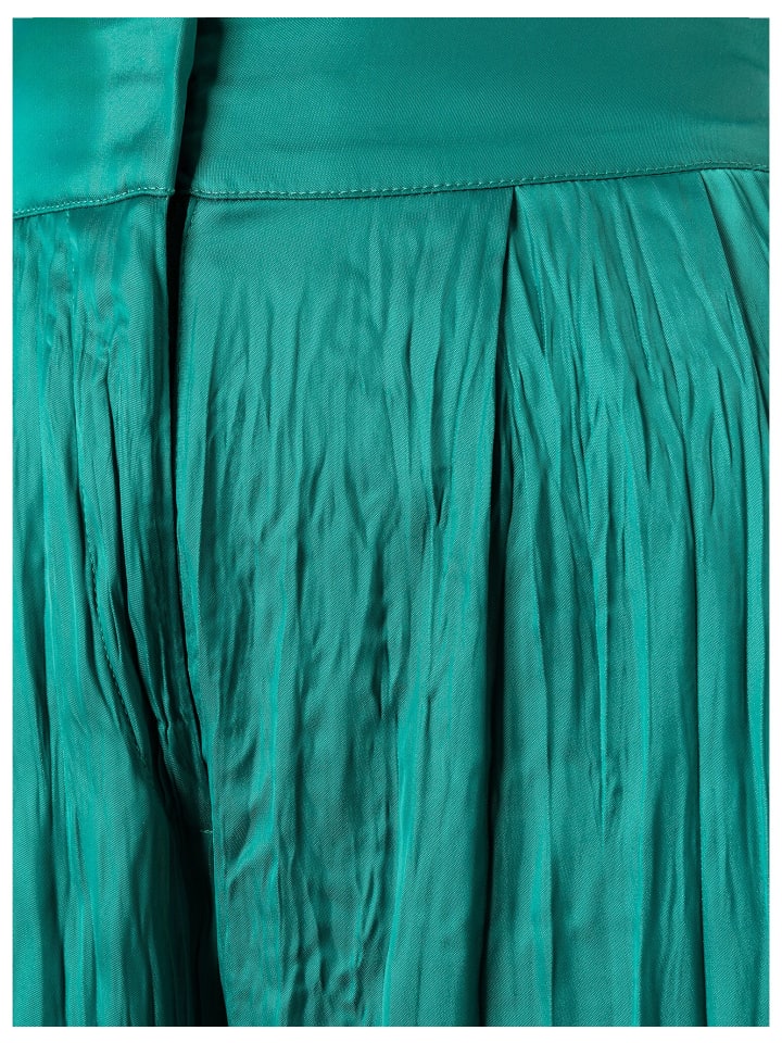 More & More Satinhose in dunkelgrün günstig kaufen
