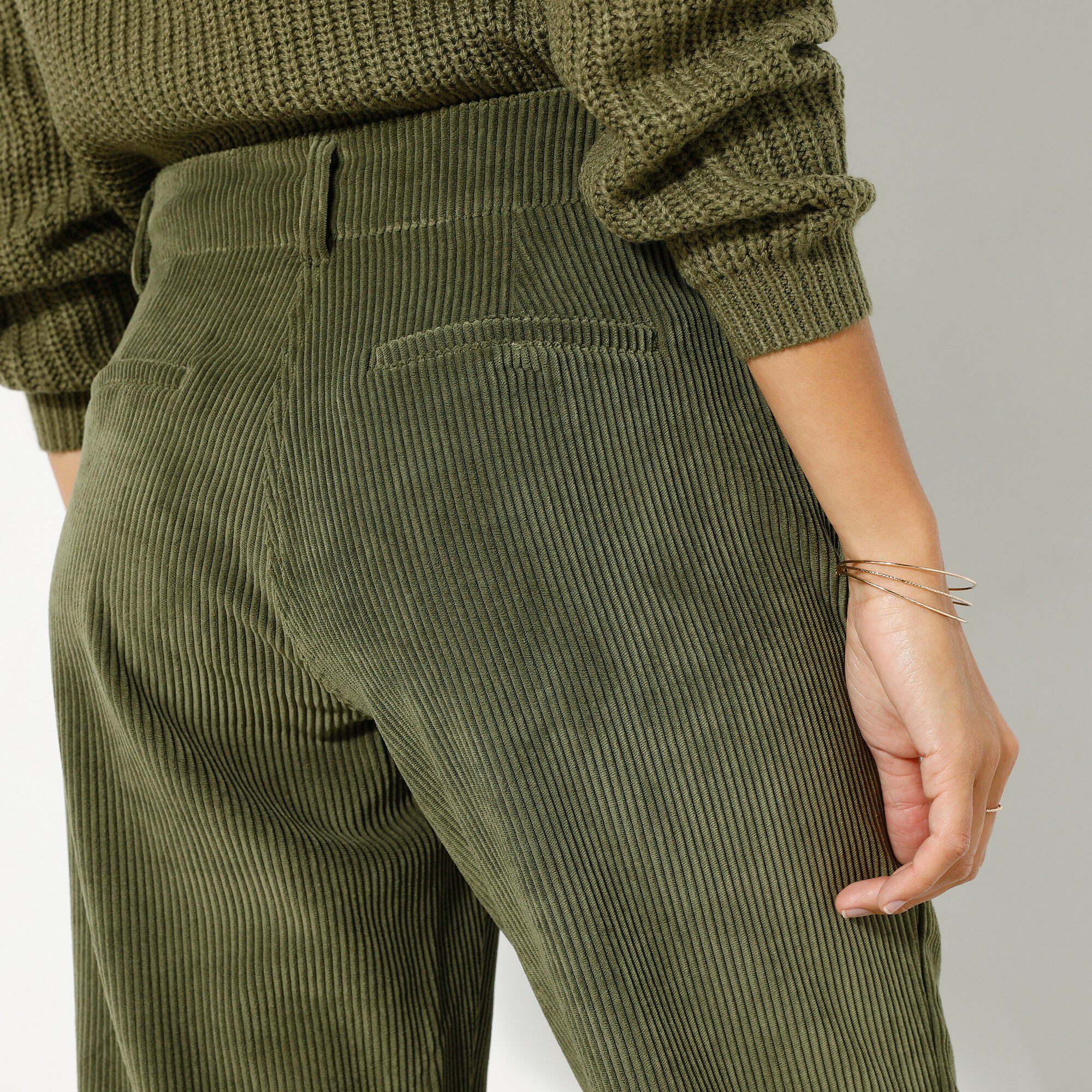 Pantalon 7/8ème, velours