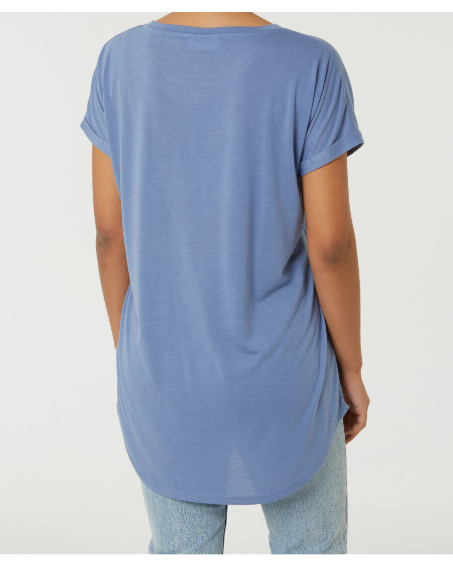 Blaues Longshirt