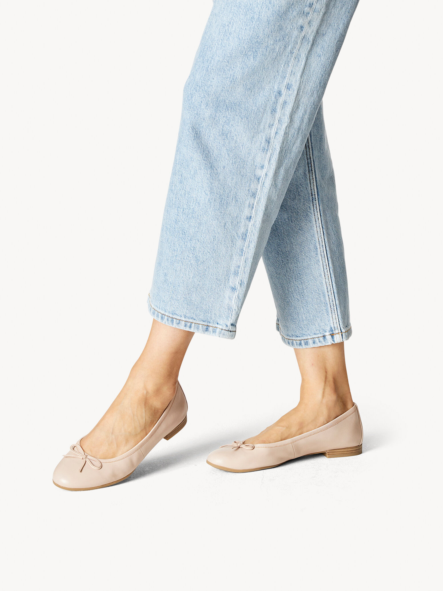 Ballerine en cuir - rose