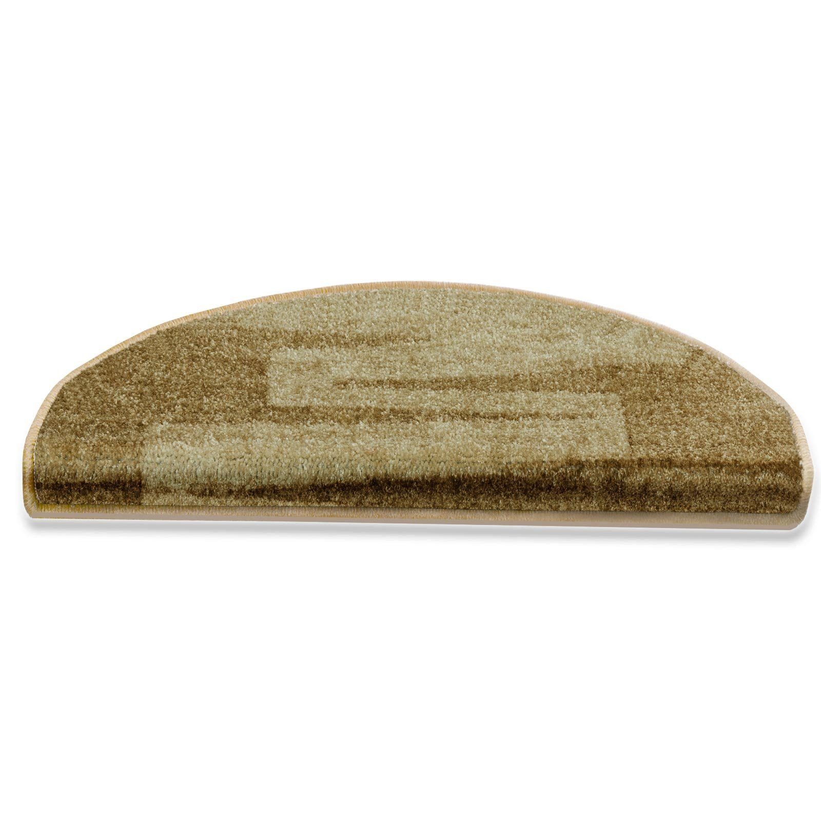 Stufenmatte Via Veneto, Erhältlich in vielen Farben & Größen, Treppenschutz, Floordirekt, Halbrund, Höhe: 8,5 mm