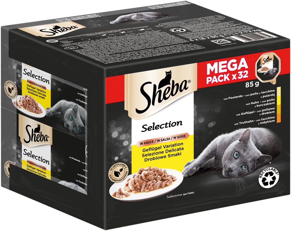 Sheba Nassfutter Sheba Selection in Sauce 32x85g