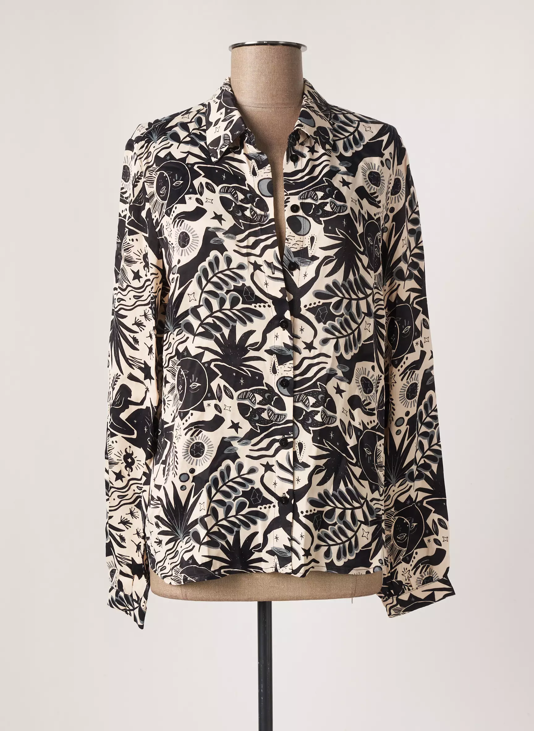 Surkana Chemisiers Femme couleur noir