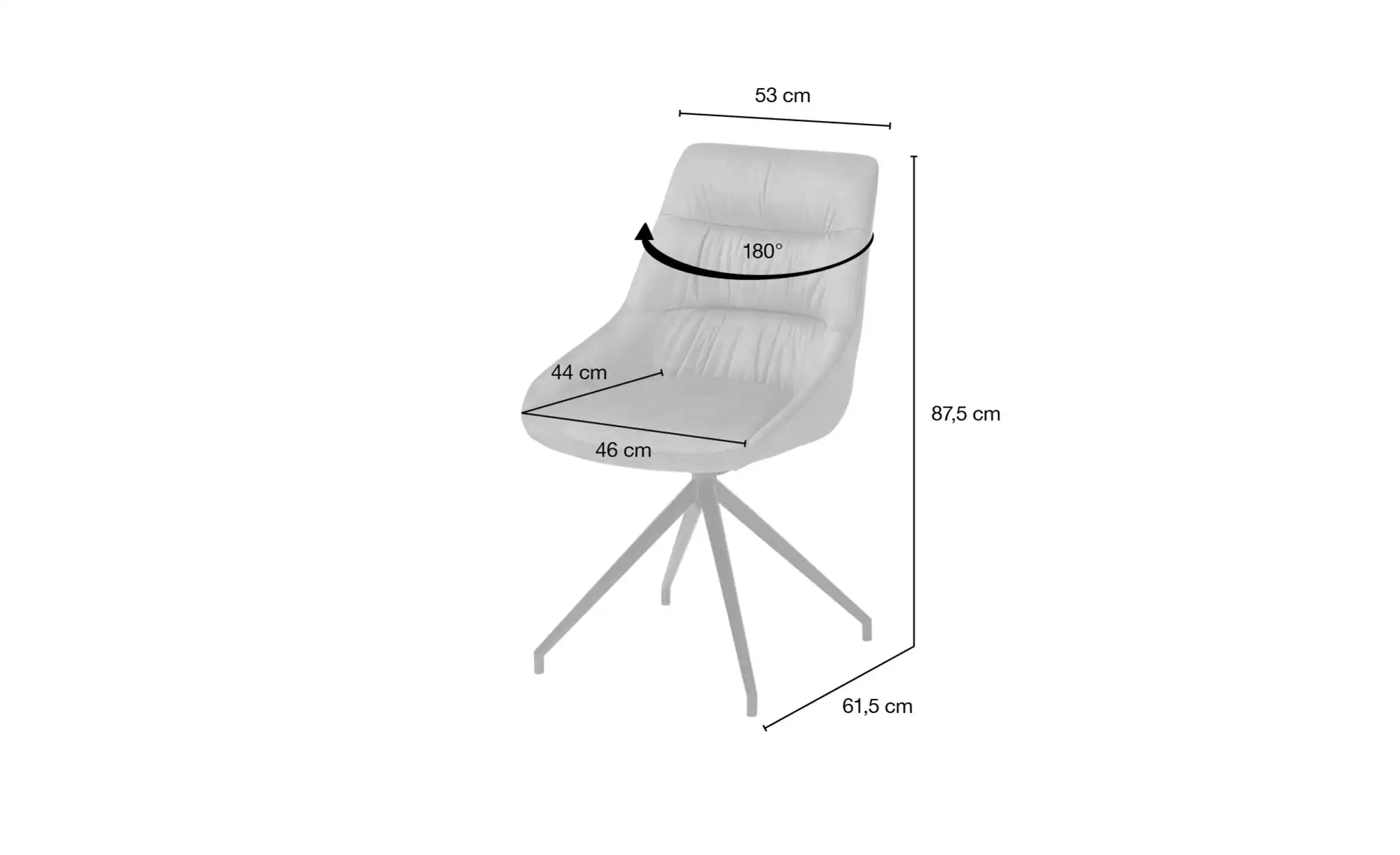 Primo Esszimmerstuhl  drehbar Glan