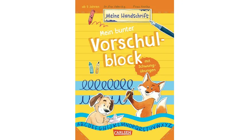 Mein bunter Vorschulblock mit Schwungübungen - Vorübungen fürs Buchstaben-Schreiben ab 5 Jahren
