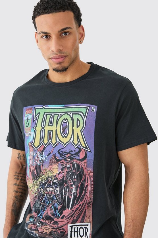 Oversize T-Shirt mit lizenziertem Thor-Print