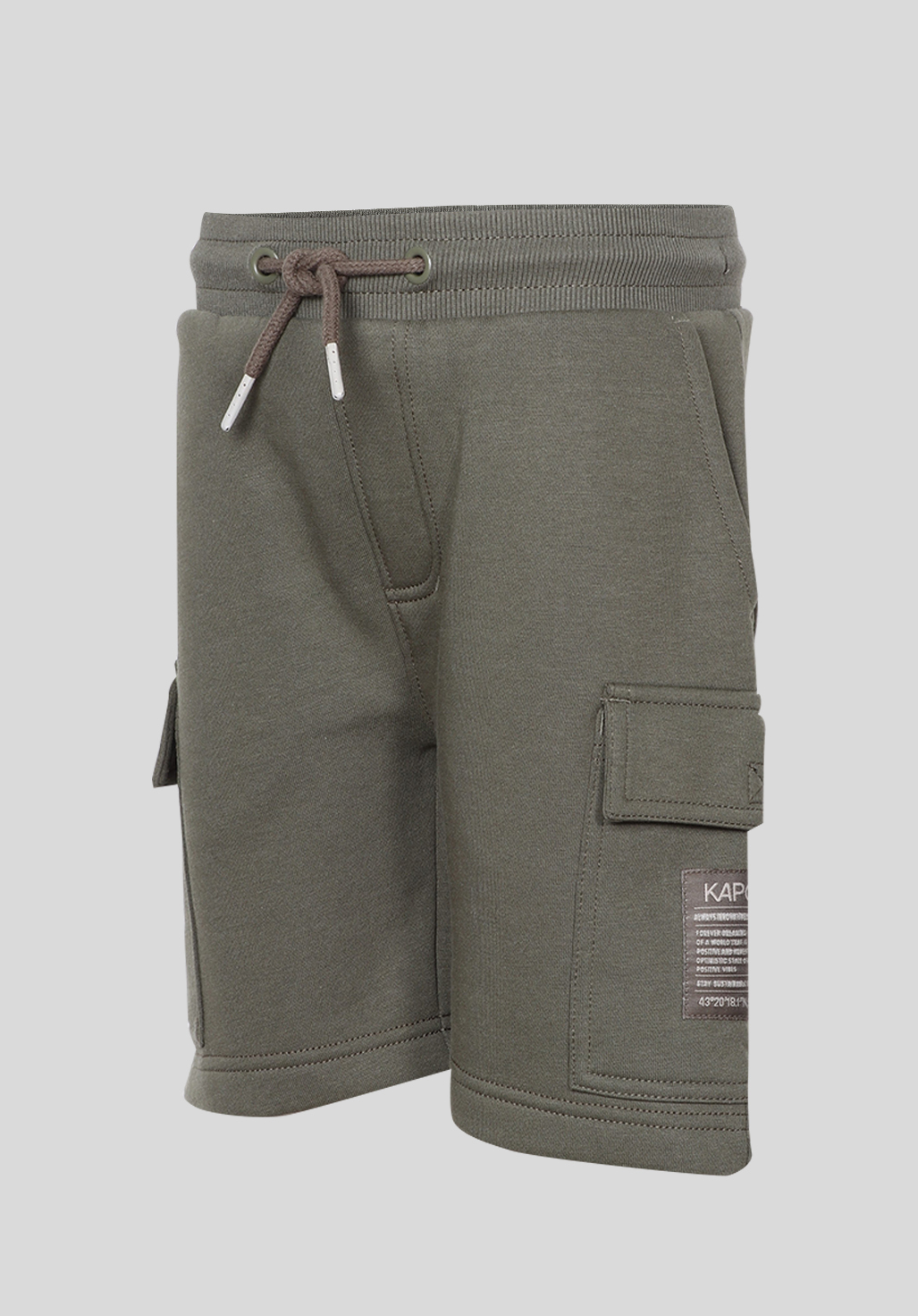 OBBAR  Short jogging kaki garçon