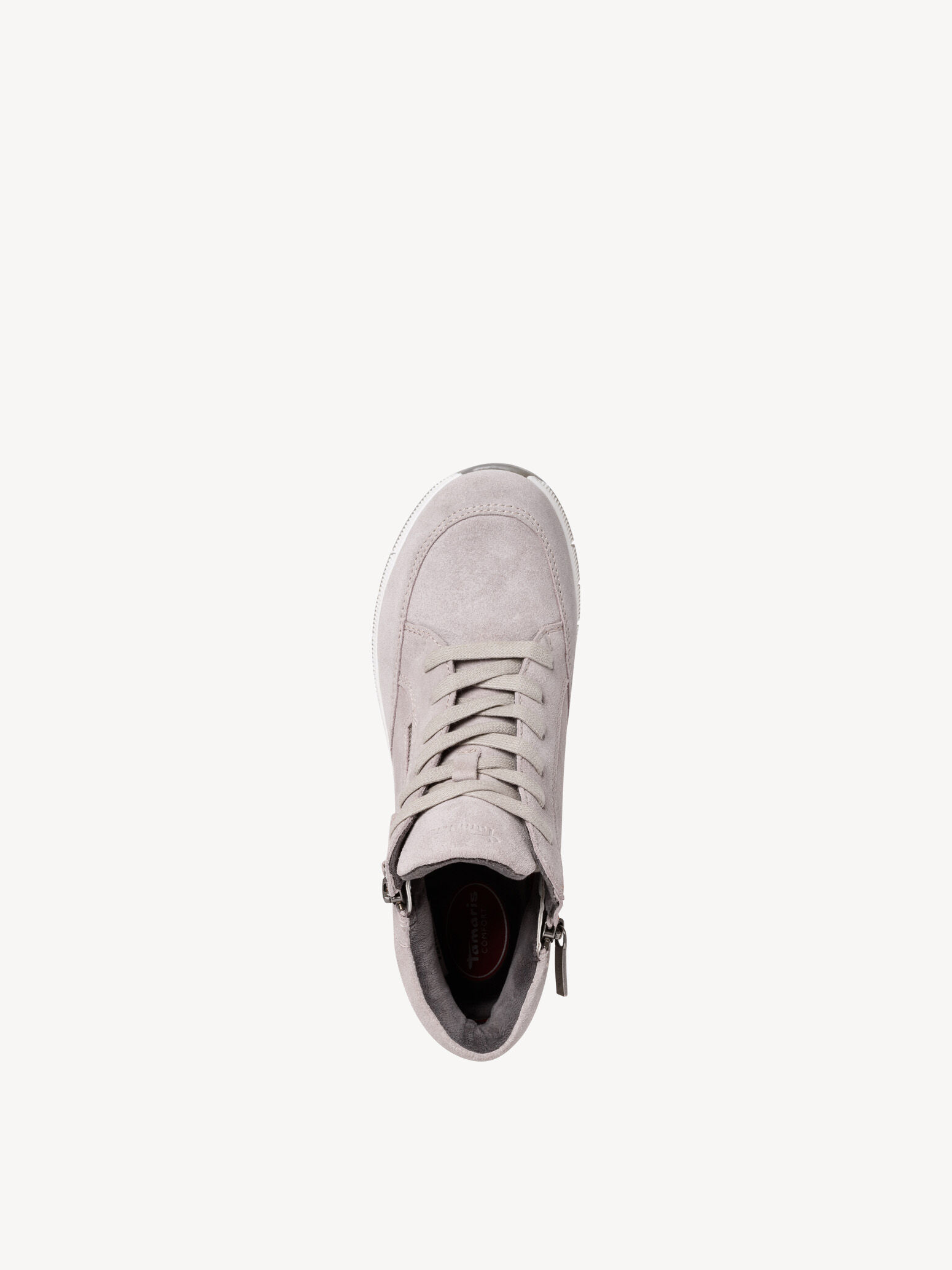 Basket en cuir - gris