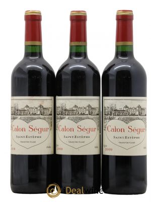 Château Calon Ségur 3ème Grand Cru Classé  2009 - Lot de 3 Bouteilles
