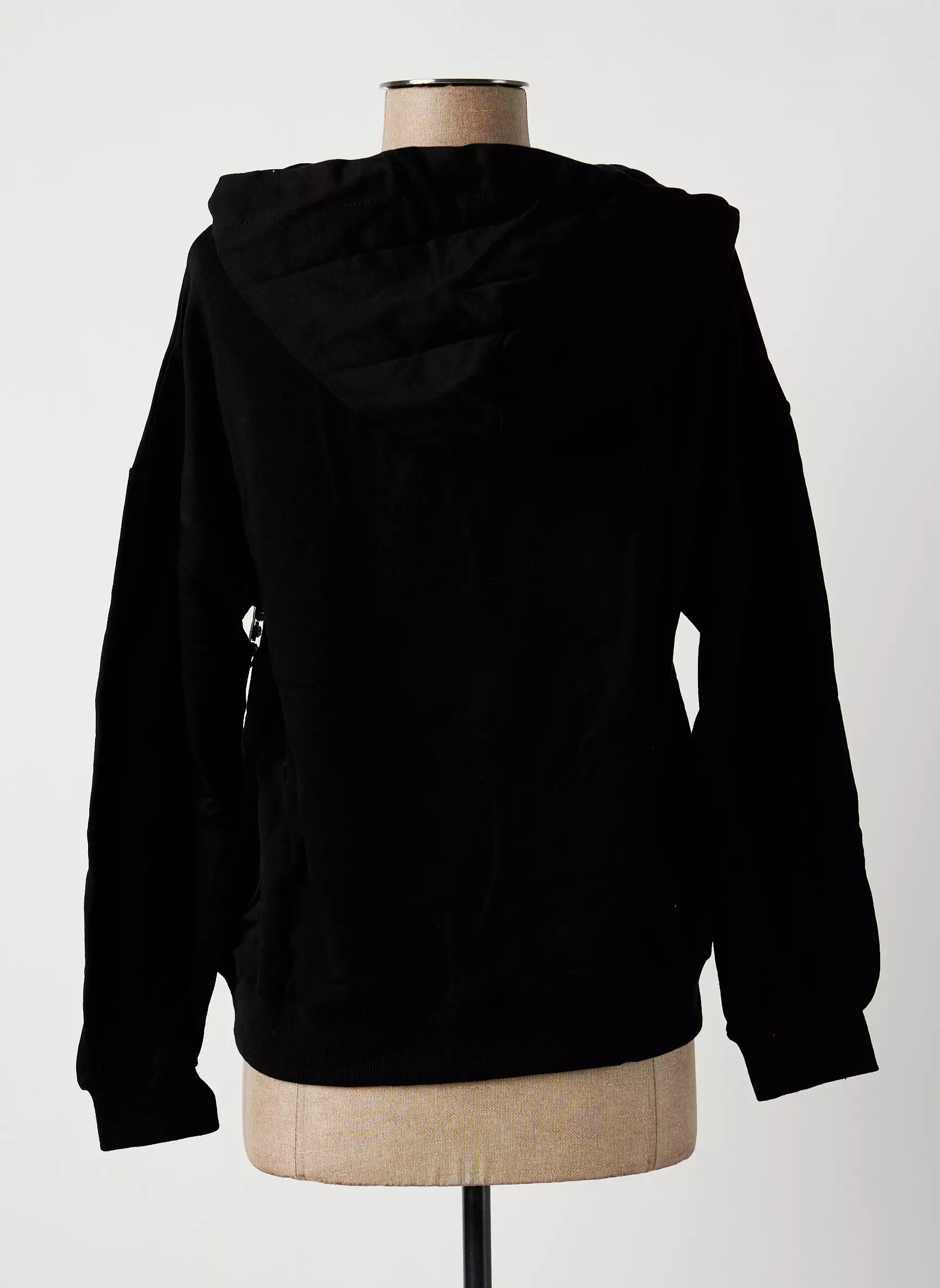 Mon Petit Bikini Sweat Capuche Femme couleur noir