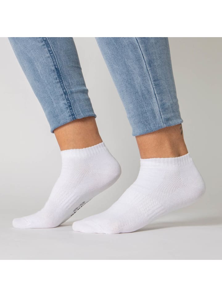 Occulto 10er Pack Sneakersocken Diana in Weiß-Grau-Pink günstig kaufen