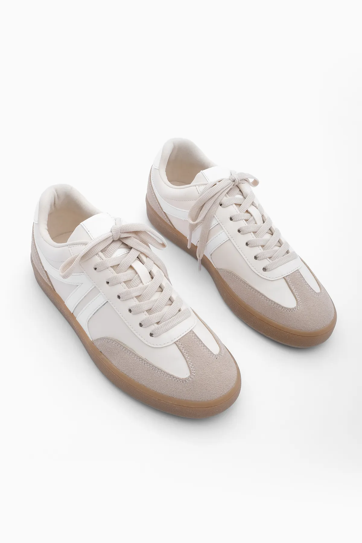 Marjin  Sneaker - Beige - Flacher Absatz