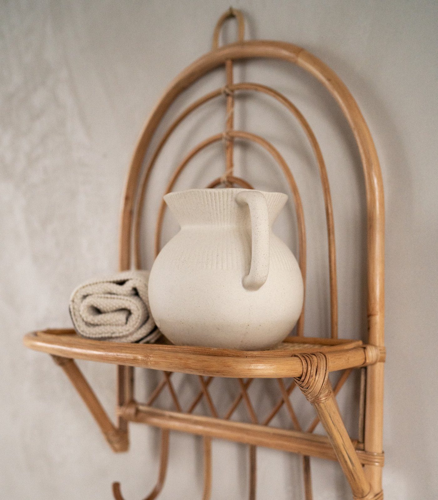 Kuzira Hängeregal FREUND ZUM ABHÄNGEN / Regal / Wandregal / Dekoregal /Rattan Regal, handgefertigt