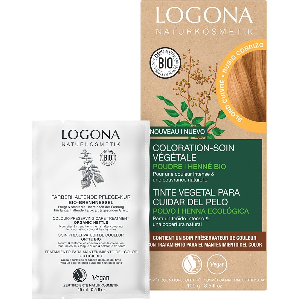 Tratamiento de coloración capilar Logona
