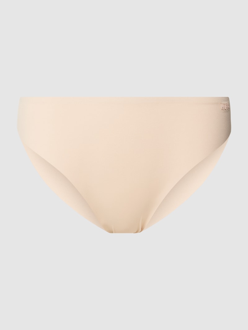 Slip mit Label-Detail in beige
