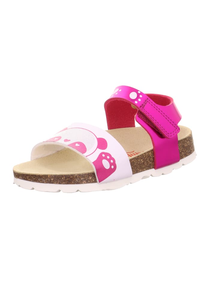 superfit Tieffußbett Sandale FUSSBETTPANTOFFEL in Pink/Weiß günstig kaufen