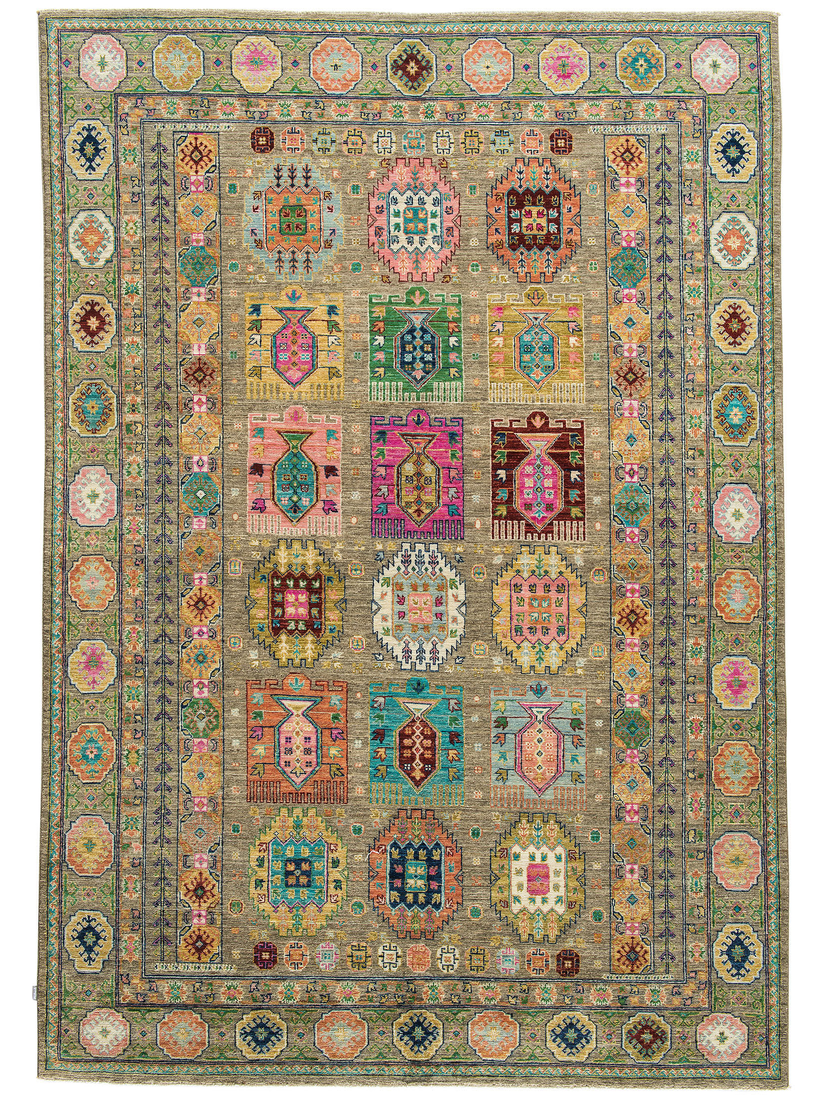 Kazak Ghazni ca. 201 x 289 cm, Unikat / Einzelstück