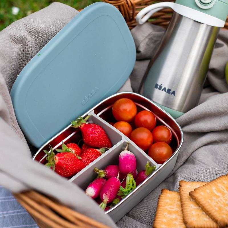 Boîte à gouter en inox Beaba