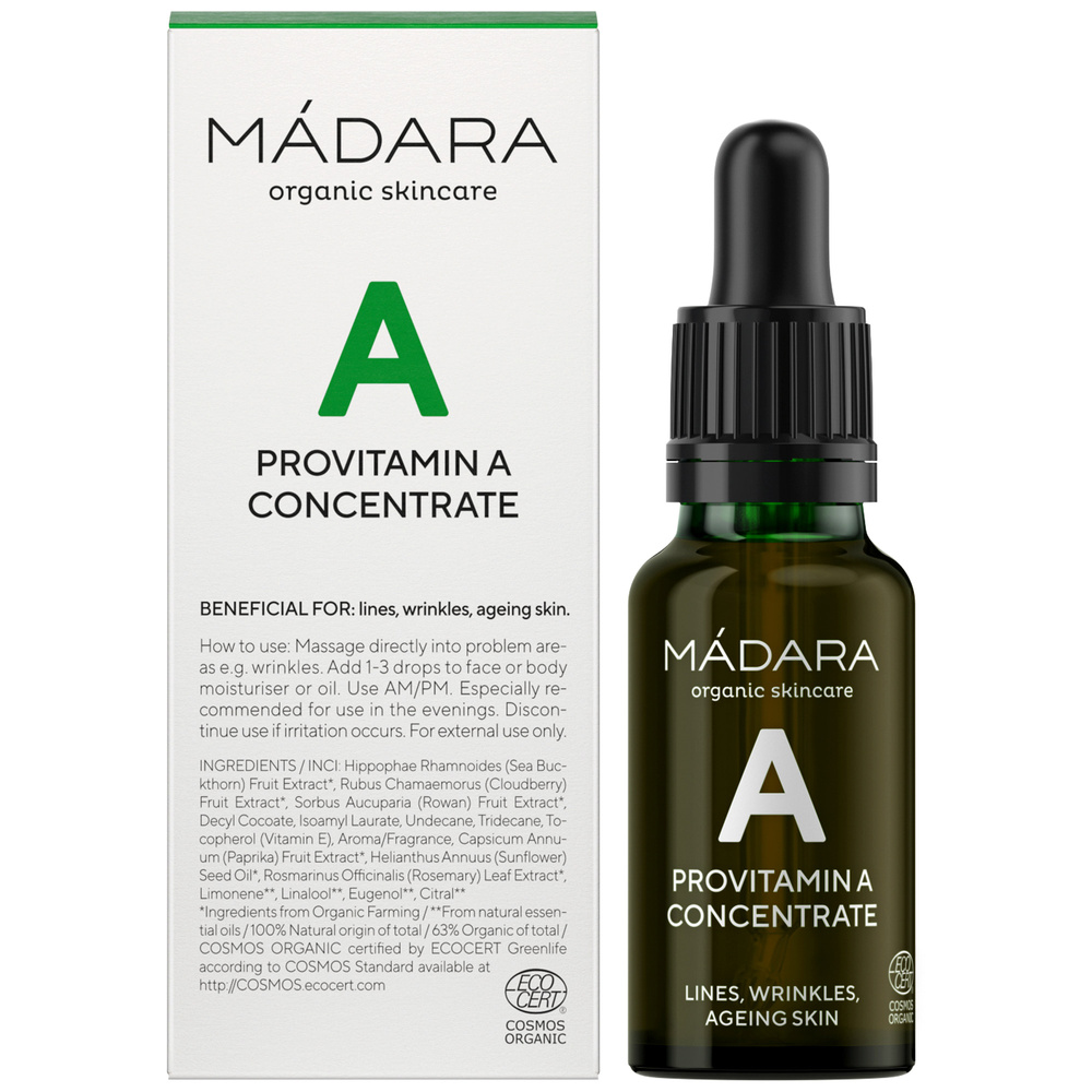 Madara CUSTOM ACTIVES Provitamin A Concentré de Provitamine A