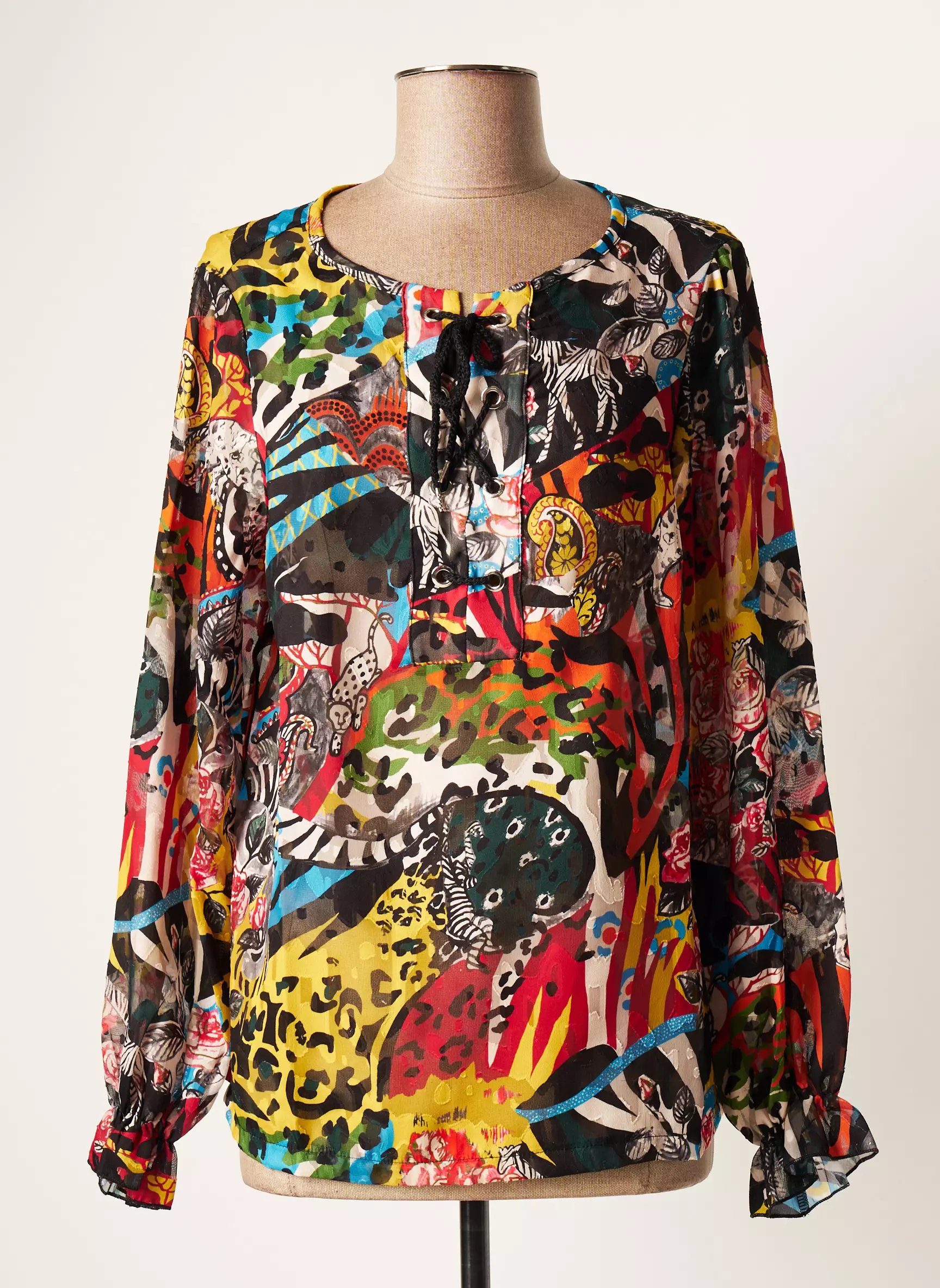 Maloka Blouses Femme couleur noir