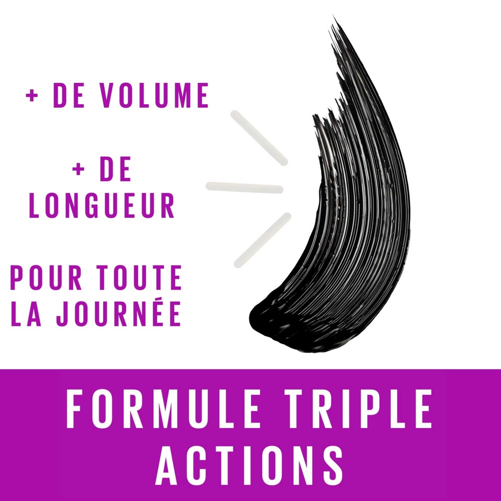 Maybelline New York Mascara The Falsies Lash Lift Mascara noir effet faux cils