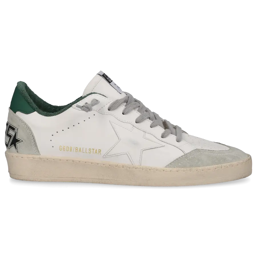 Golden Goose - Sneaker low BALL STAR Kalbsleder - weiß