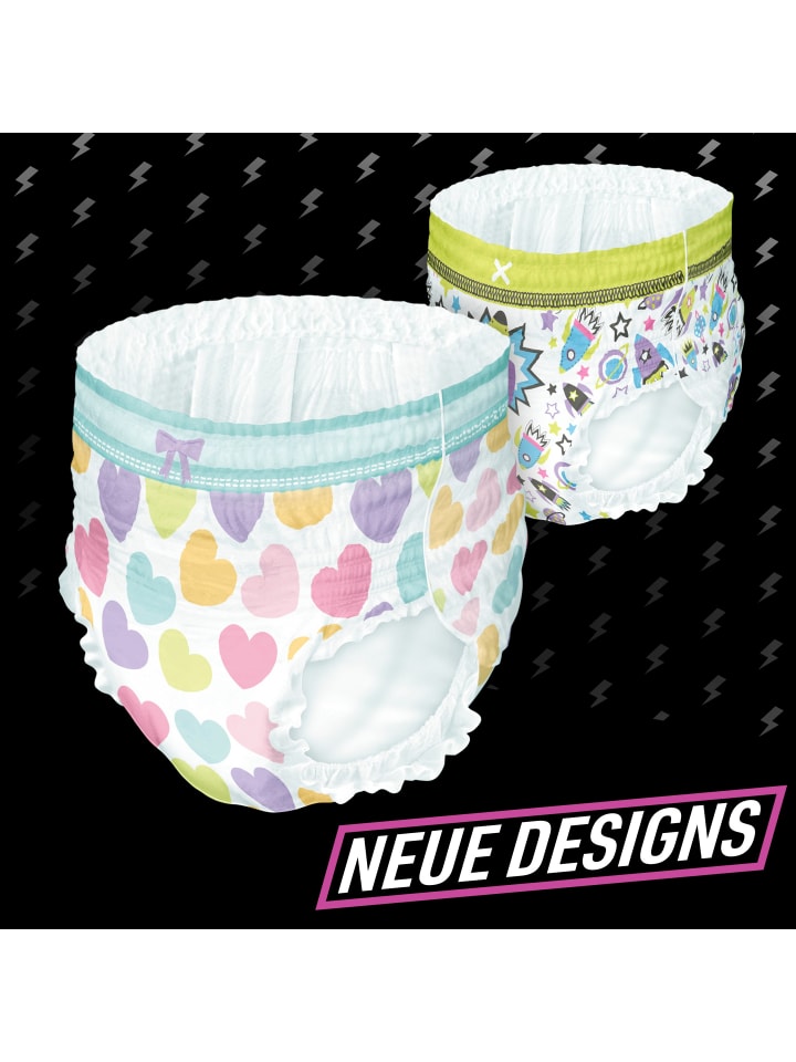 Pampers Ninjamas Pyjama Pants Herzen, 54 absorbierende Nachthöschen, 8 Jahre, 27kg-43kg günstig kaufen onesize