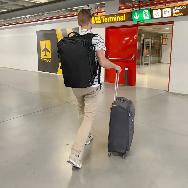 aporti Cabin Size Rucksack Bergamo - Schwarz