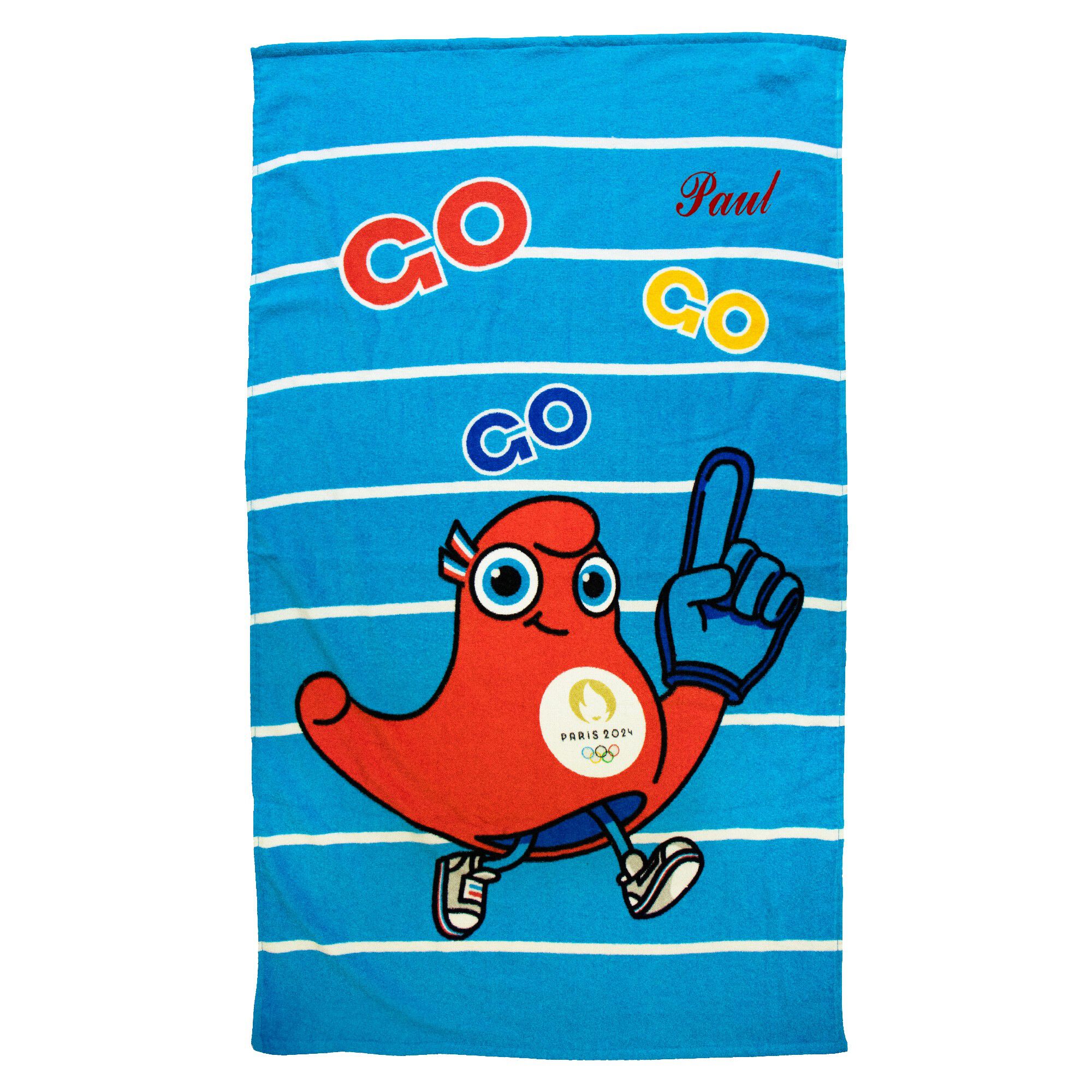 Drap de bain Oly JO2024 personnalisable