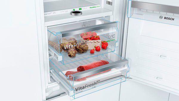 BOSCH Einbaukühlgefrierkombination 8 KIF86PFE0, 177,2 cm hoch, 55,8 cm breit