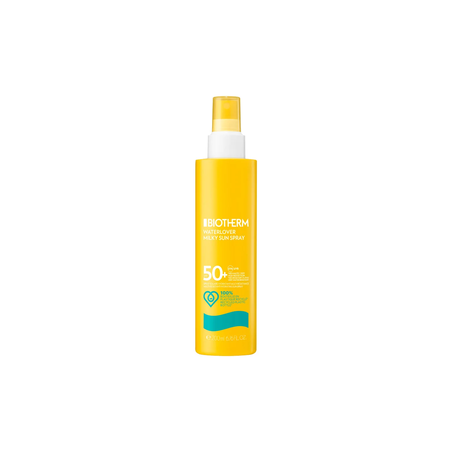 Waterlover Milky Sun Spray SPF50+ - High protection body sun spray.