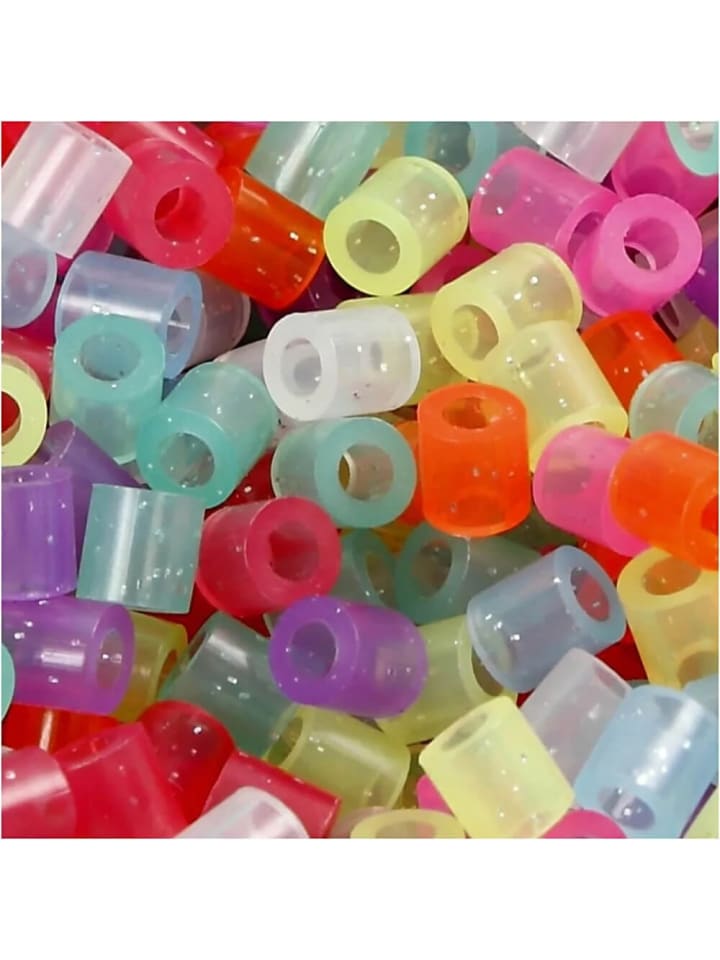 Nabbi Midi-Bügelperlen Glitter in bunt günstig kaufen onesize