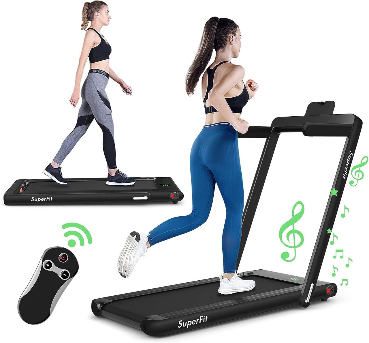Costway 2 in 1 Laufband klappbar 2,25HP