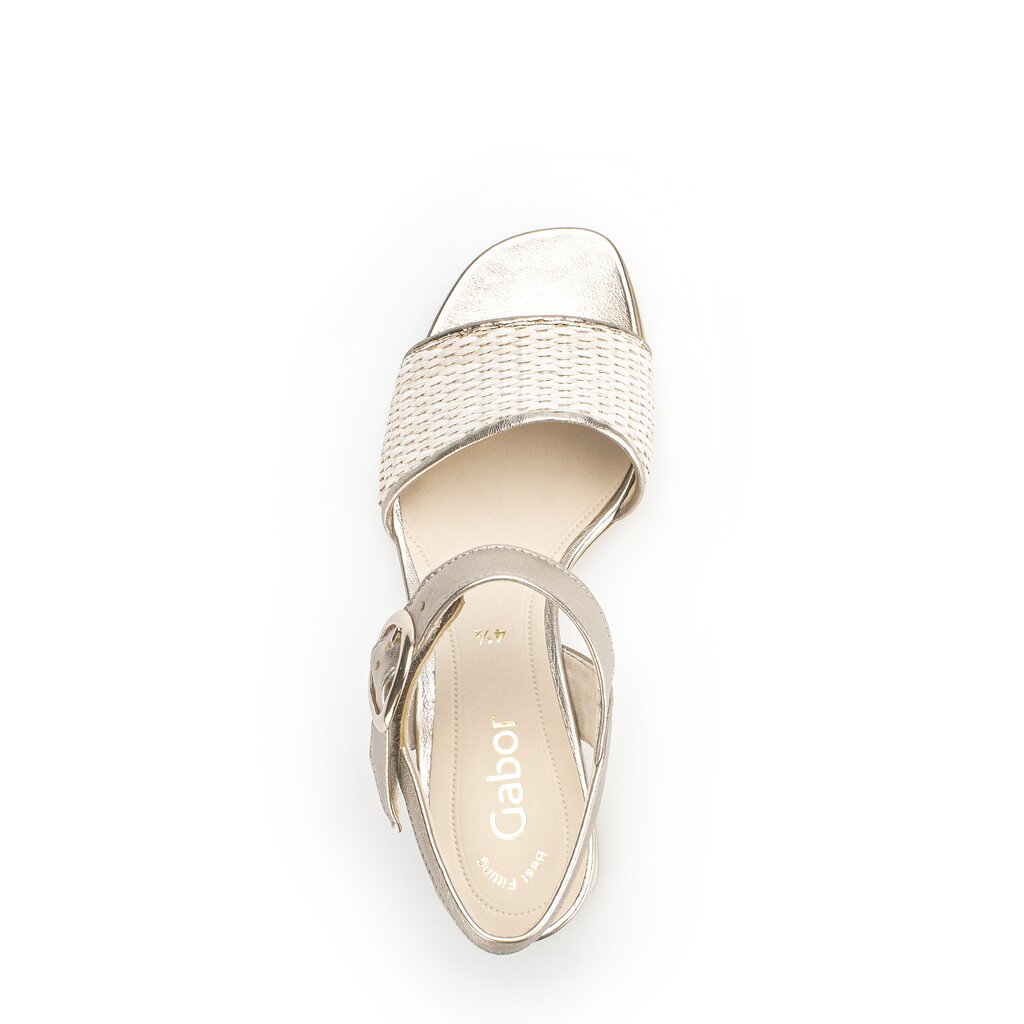 Gabor fashion Riemchensandale gold