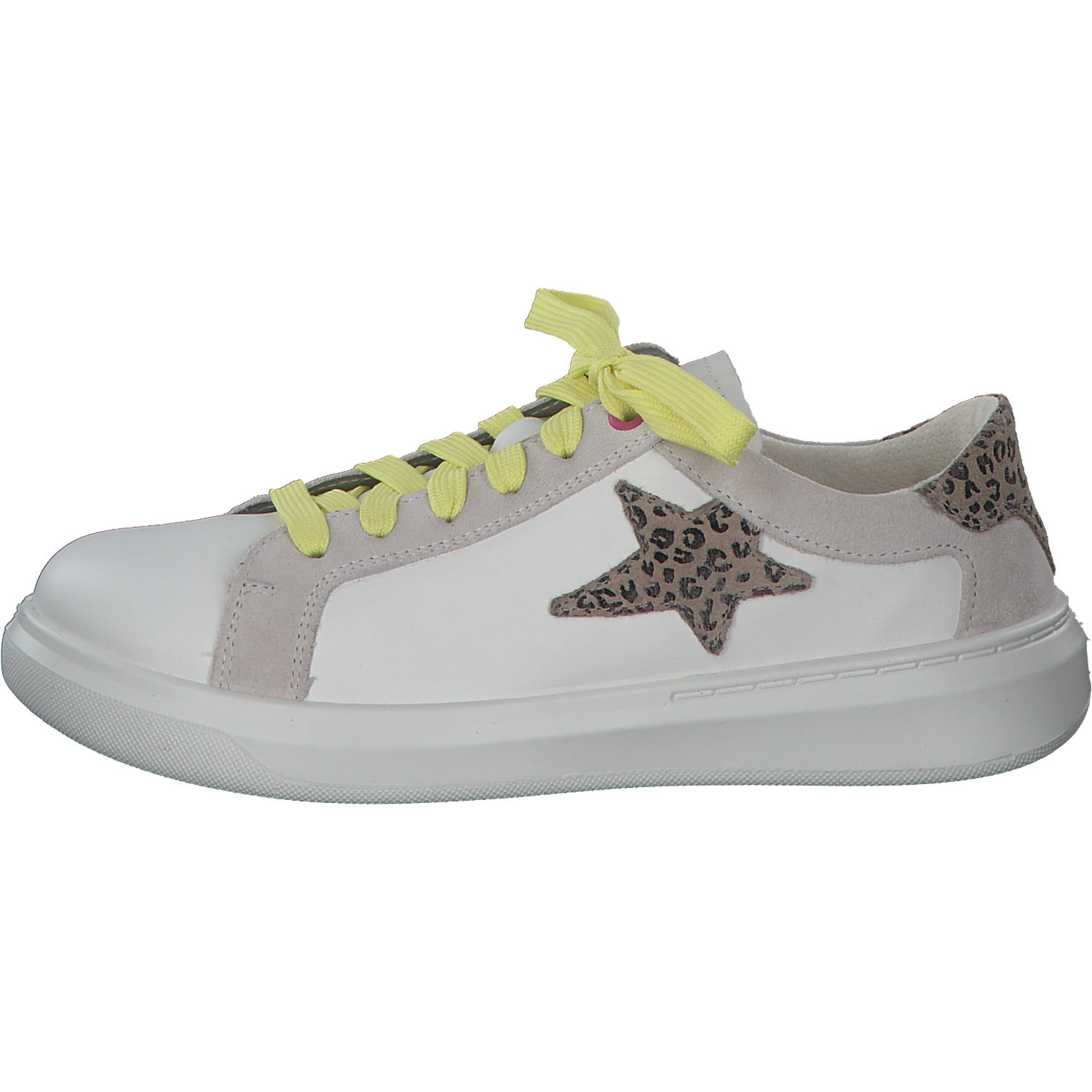 Superfit COSMO 06461, Sneakers Low, Kinder, Weiß/Gelb