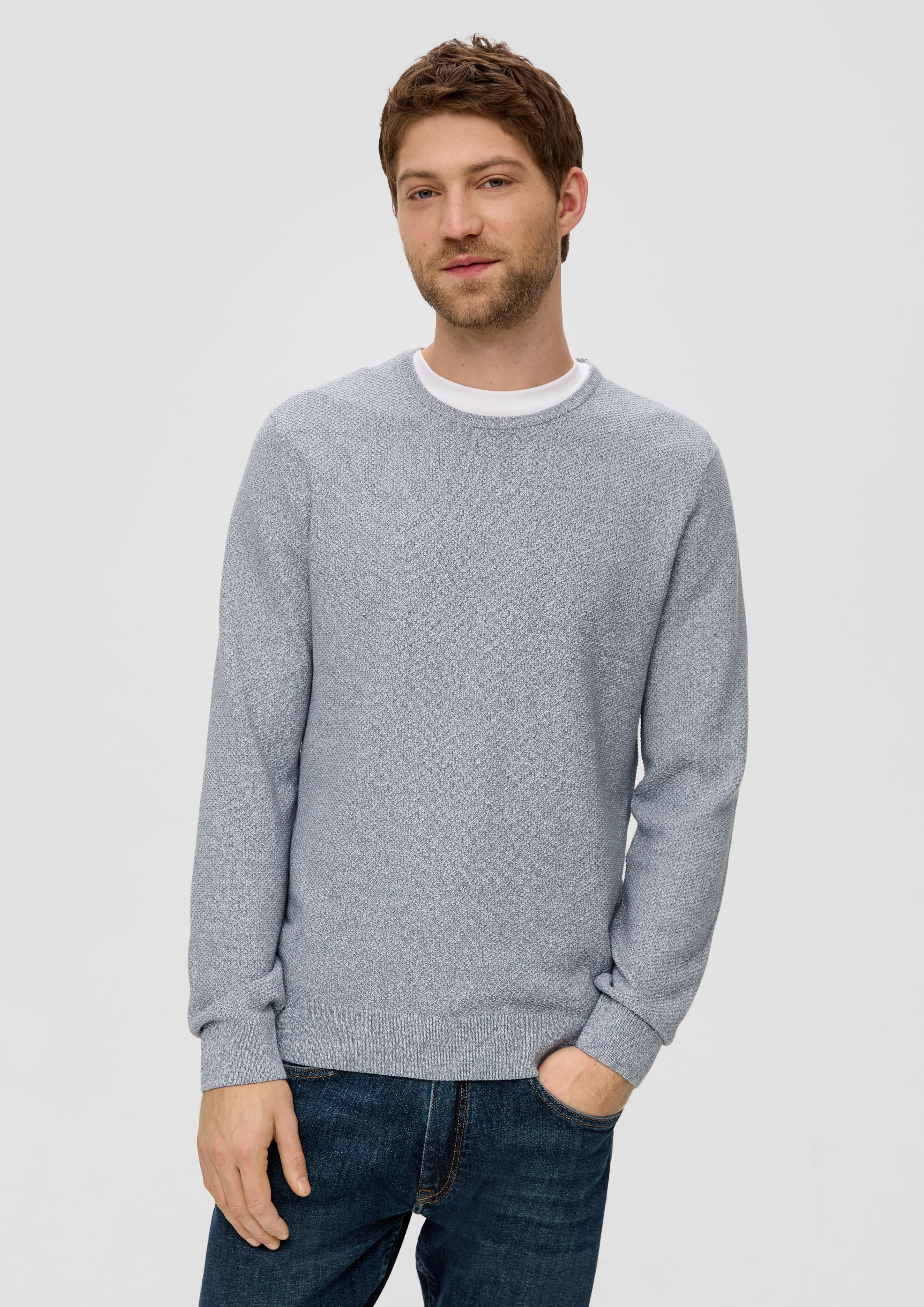 Feinstrickpullover mit Crew Neck  2146110-95X0