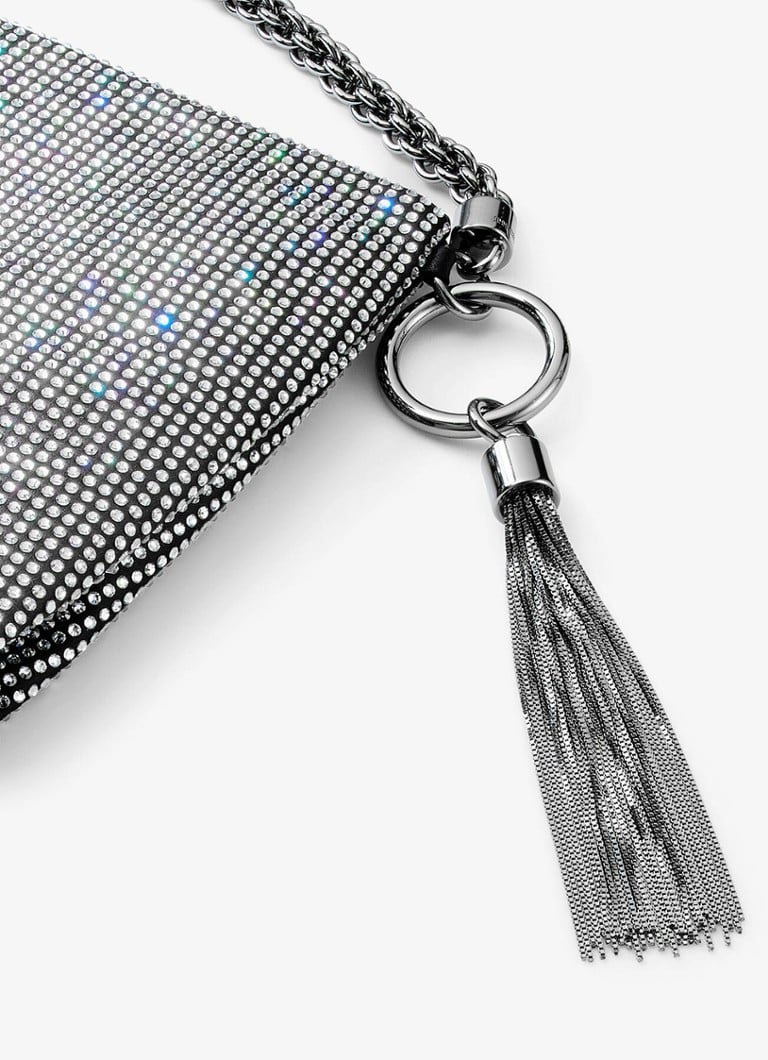 Jimmy Choo Callie Mini zamšādas sajūga soma