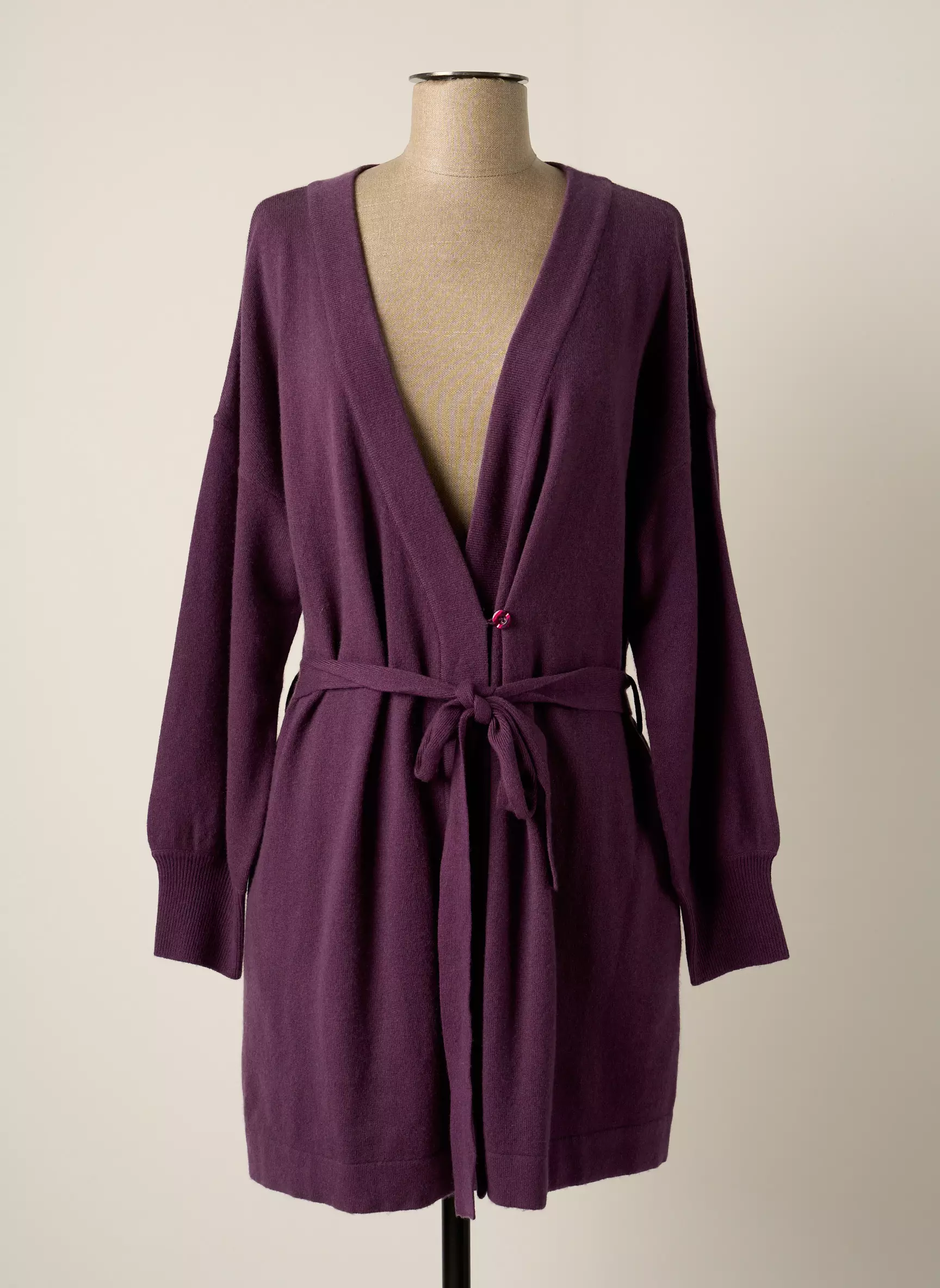 Marjolaine Cardigans Femme couleur violet