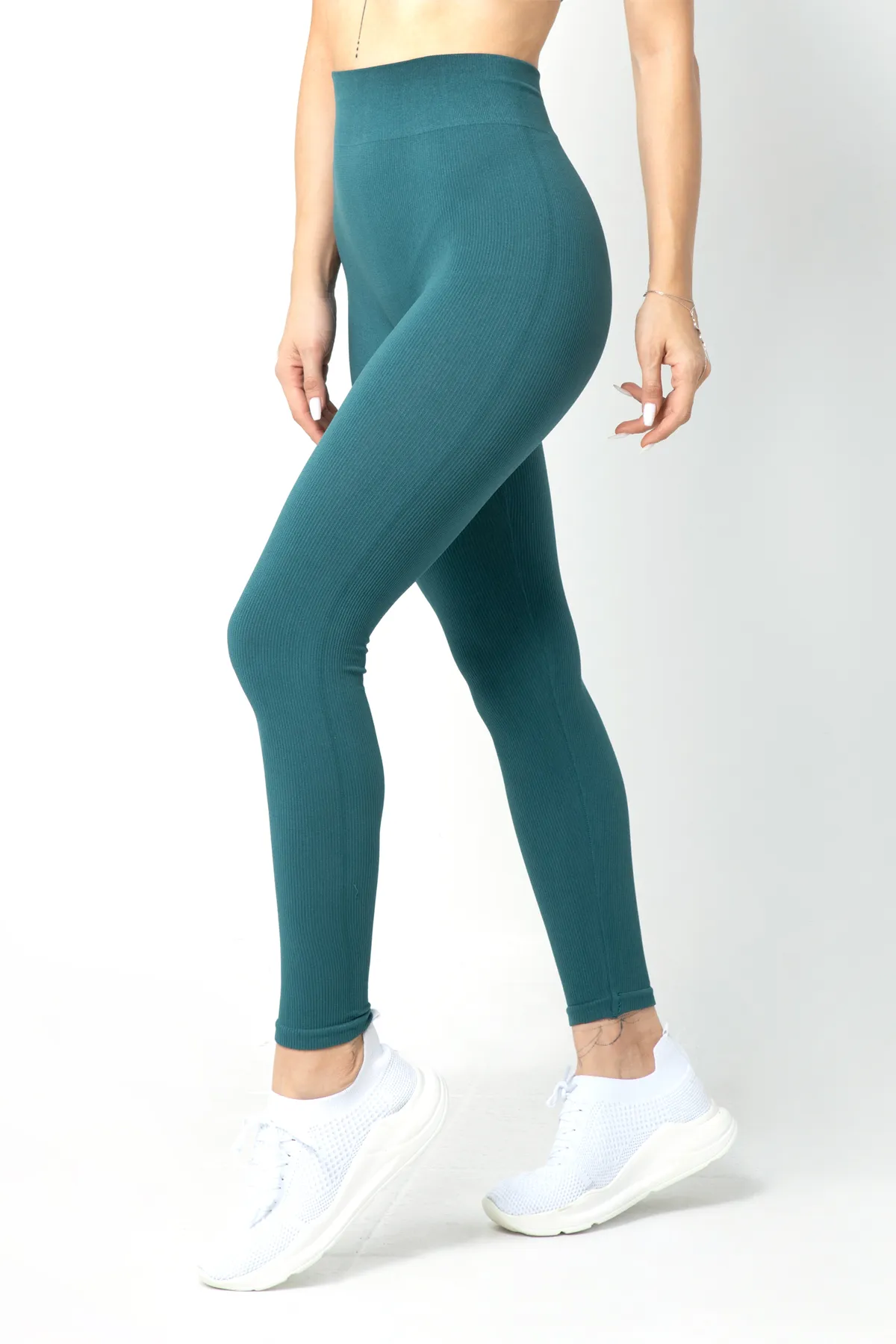 Doremi  Nahtlose gestrickte Leggings mit hoher Taille