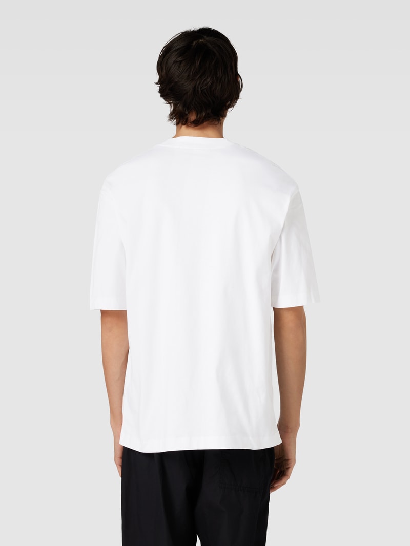 T-Shirt mit Logo-Print T-Shirt mit Logo-Print Modell 'DISRUPTED' in weiss
