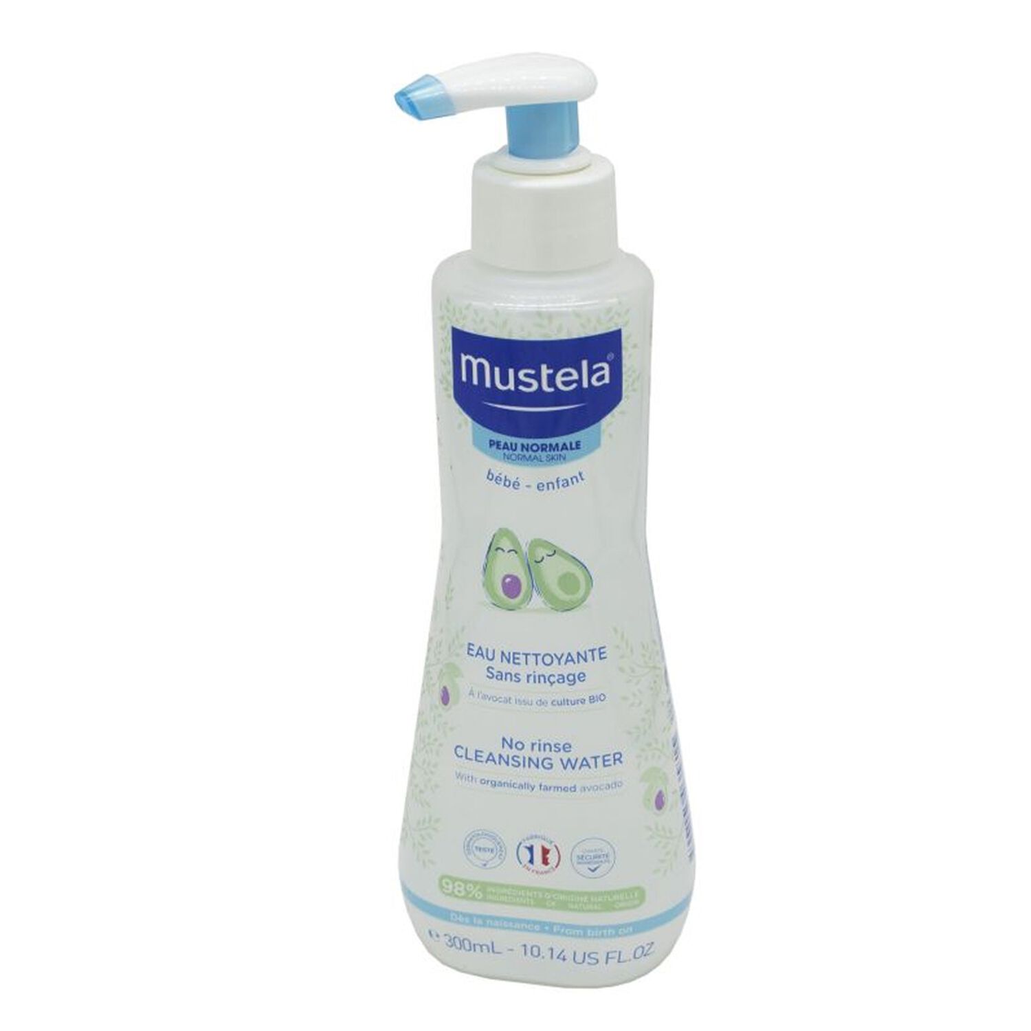 Mustela Eau Nettoyante Bio Sans Rinçage Peau Normale