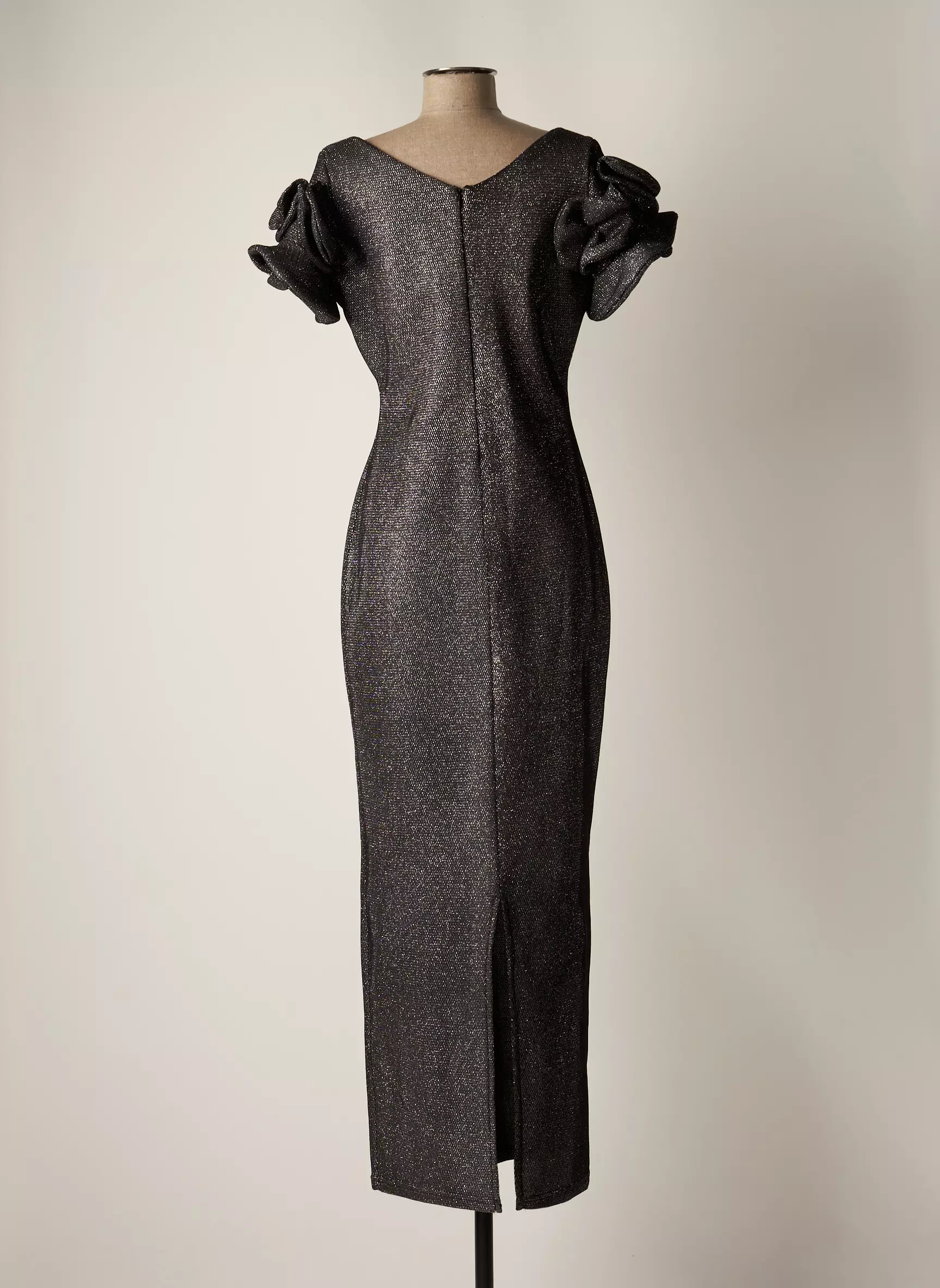 F   P Robes Longues Femme couleur gris