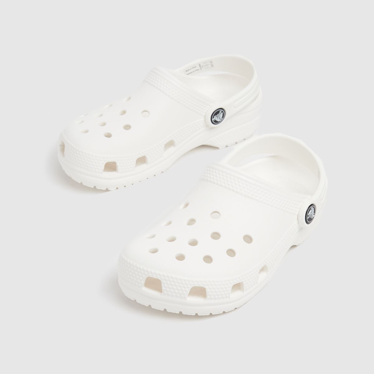 Crocs fehér klasszikus klumpa Junior szandál