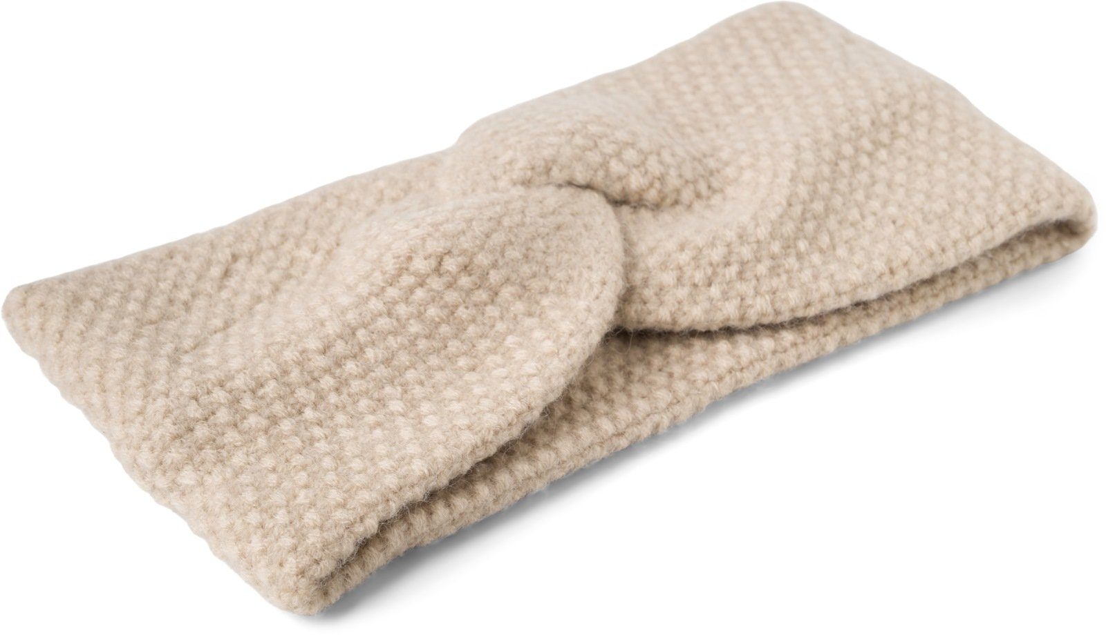 styleBREAKER Stirnband (1-St) Strick Stirnband Reiskorn Muster