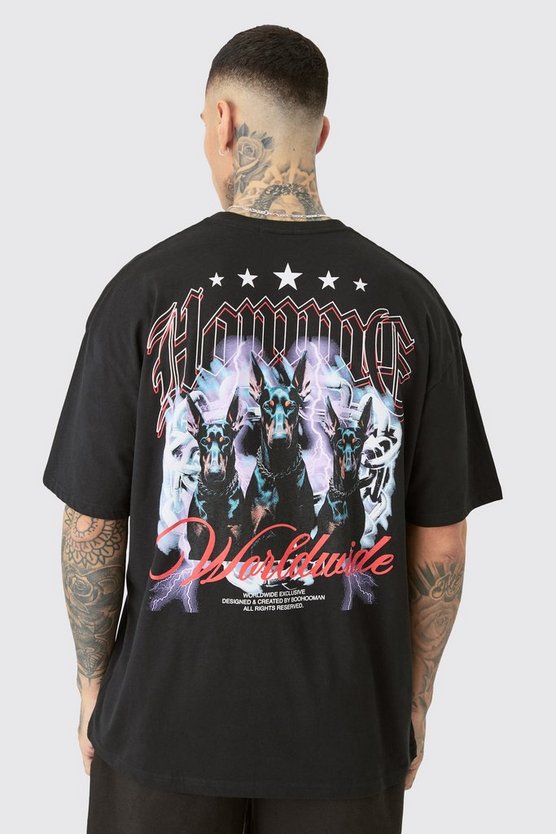 Tall Homme T-Shirt in Schwarz