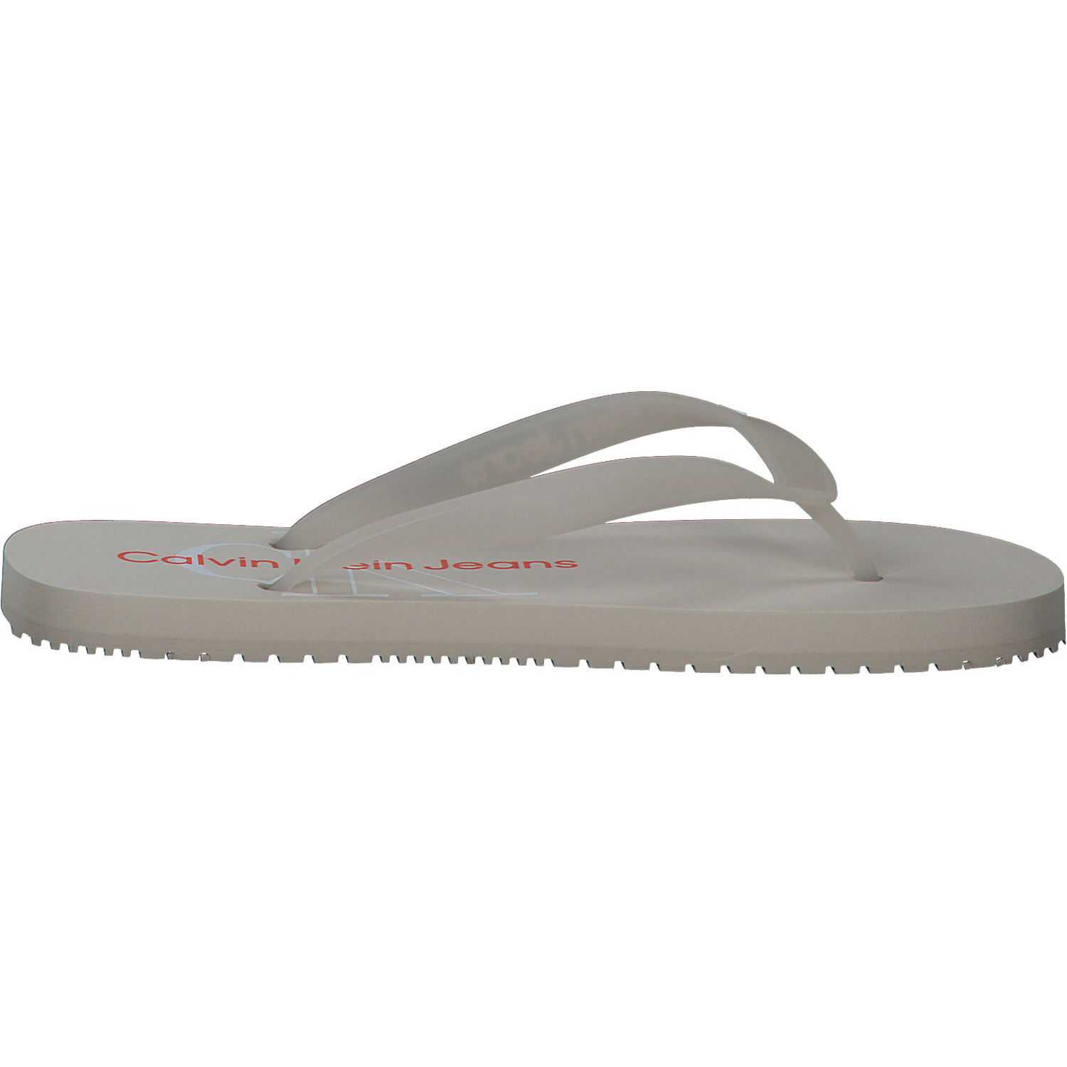 Calvin Klein YW0YW00098, Zehentrenner, Damen, Grau