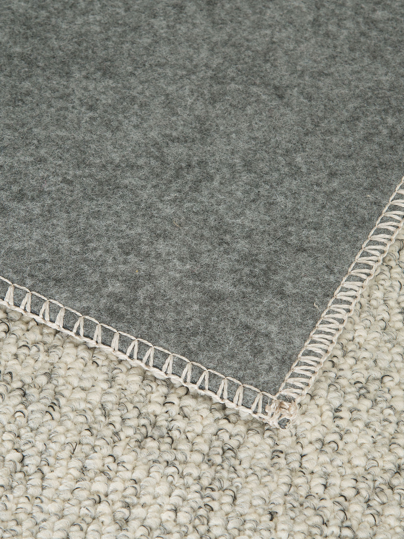 Karleby Moderner Teppich, Creme/Grau meliert